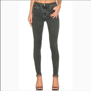 IRO faded black jeans skinny